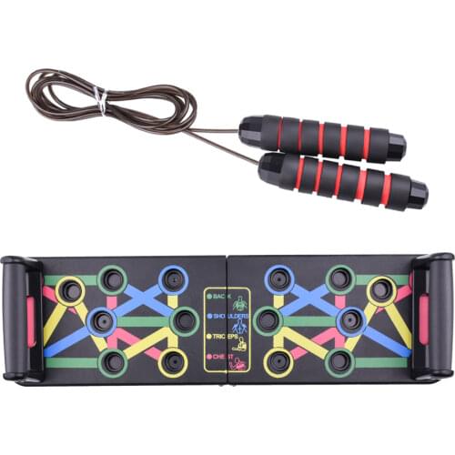 Push-up Rack Board Mat Push Up Bar Set Multi-Function Fitness Tool Home Gym Chest Muscle Grip Training and Exercise Equipment