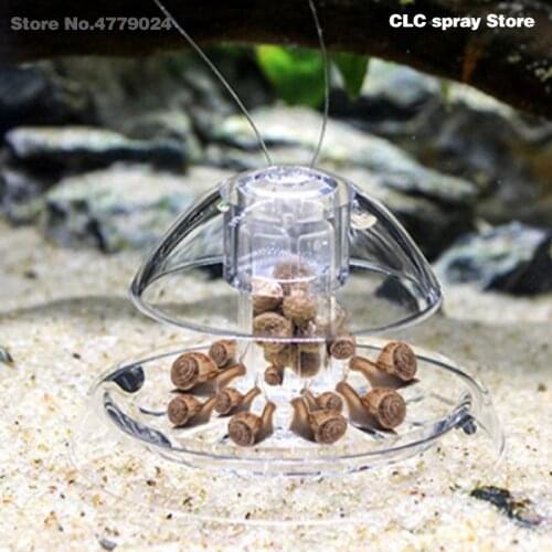 Clear Snail Trap Aquarium Fish Tank Plants Planarian Leech Catch Environment