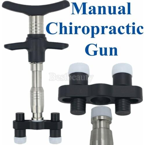Manual Chiropractic Gun Chiropractic Adjusting Tool For Correct The Spine Correctional Relaxation Adjustable Therapy Massager