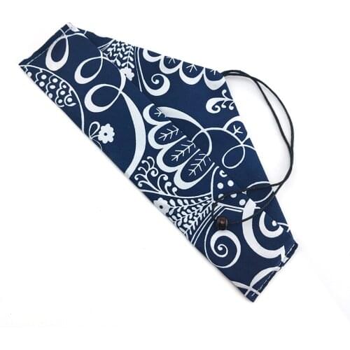 Cutlery Sack Canvas Cloth Bags Travel Storage Bag Camping Buggy Bag Eco Friendly Flatware Pouch Reusable Washable Buckle Style