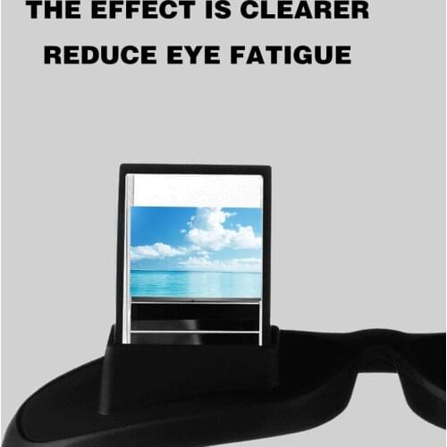Amazing Lazy Periscope Horizontal Reading TV Sit View Glasses On Bed Lie Down Bed Prism Spectacles Lazy Glasses Smart Glasses