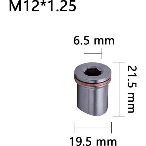 Universal O2 Oxygen Sensor Stepped Mounting Boss And Plugs Stainless Steel Adapter M12 X 1.5 Thread Nut Bung