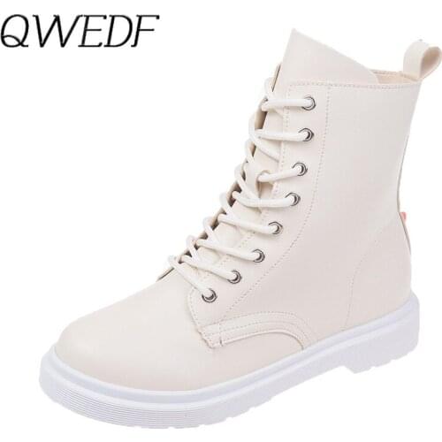 2019 new candy color casual boots female students platform womens shoes fashion wild boots women ankle boots for women U8-69