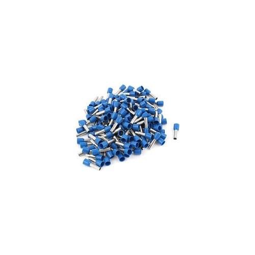 200Pcs AWG10 Blue E6012 Wire Copper Crimp Connector Insulated Cord Pin End Terminals
