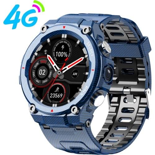 4G Smart Watch Men 512M 64GB 0.3MP Camera 600mAh Android 4.4 OS Watch Phone SOS Professional Waterproof Sport Smartwatch