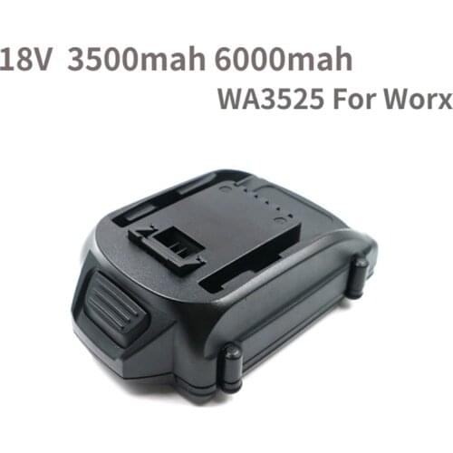 Deep Cycle 18V 6000mAh WA3511 Rechargeable Battery for WORX WA3520 WA3525 WG545 WA3575 WA3578 WA3760 WA3553 Power Tool Batteries