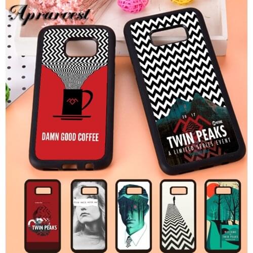 Aprarvest TV Series Twin Peaks Phone Case Cover For Samsung Galaxy S5 S6 S7 edge S8 S9 Plus S10 lite S10E Note 5 8 9 10 Plus