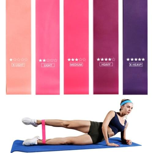 Fitness Elastic Resistance Bands Crossfit Exercise Mini Bands Training Workout Pilates Bands Yoga Gym sport Strength Equipment