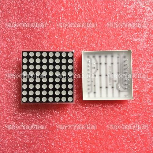 10pcs X LED Dot Matrix Display 8x8 3mm 32*32MM Blue Common Cathode LED display 1088AB