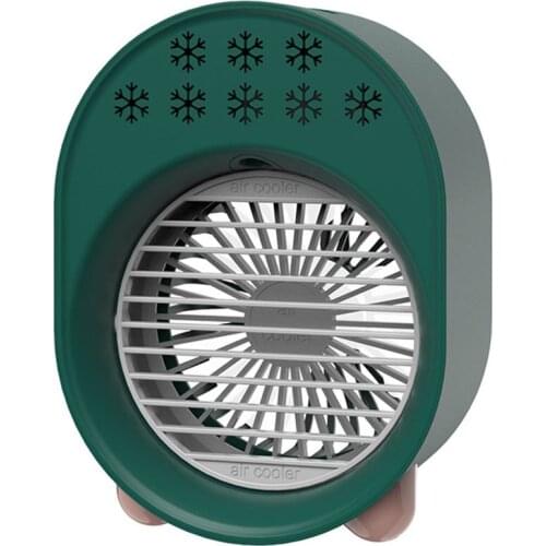 Mini Air Cooler Portable Air Conditioner 7 Colors Light Multifunction USB Plug-in Humidifier Office Home Refrigeration Fan