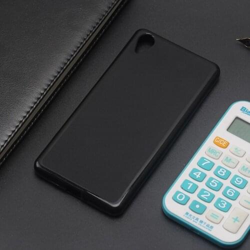 AMMYKI 5.0'For sony Xperia XP case Inside collect soft Black silicone phone cover 5.0'For SONY Xperia X Performance case