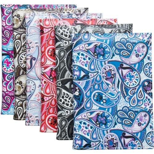 Bohemian Style Fairy Illustration Colorful PU Leather Passport Holder with Sim Card Slots Passport Cover