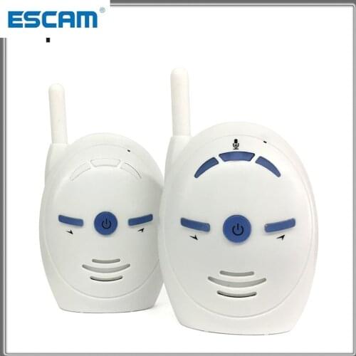 Hot ESCAM BM-V20 Wireless Baby Audio Monitor Electronic Baby 2 Way Audio Walkie Talkie Baby CCTV Safe Portable Walkie
