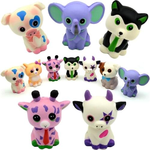 Squishy Slow Rising Animal Cat Pig Squish Antistress Cake Squishe Kawaii Dog Unicorn Toys Scented Squeeze Stress Reliever Gifts