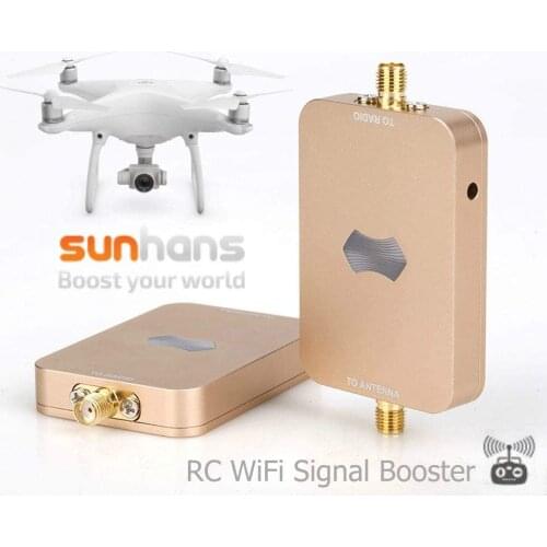 Sunhans eSunRC 5.8GHz 2000mW 33dBm Wireless Signal Booster WIFI Amplifier Repeater Extender Compatible with DJI RC Drones Yuneec