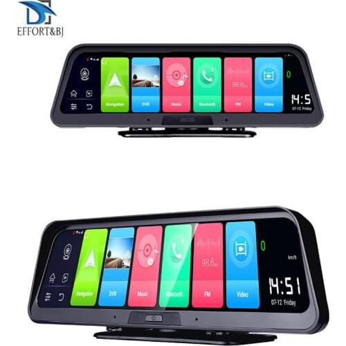 Effort&BJ 10" Dash Cam 4G Wifi Car Camera Dual 1080P lens Android 8.1 RAM 2G ROM 32G ADAS GPS Auto Dashboard Video Recorder DVR