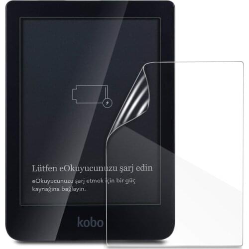 2pcs Clear LCD PET Shield Film Anti-Scratch Screen Protector Cover for Kobo Clara HD 6 inch Tablet E-Reader Accessories