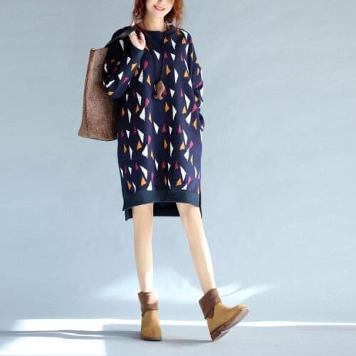 2017 New Autumn Women Hoodies Casual Winter Fashion Printed Long Sleeve Sweatshirts Pullover Loose Long Tops