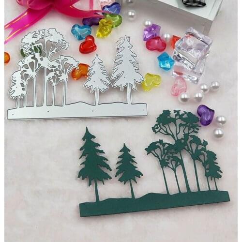 2019 Tree Craft metal cutting dies cut die mold 3Pcs Christmas tree Scrapbook paper craft knife mould blade punch stencils dies