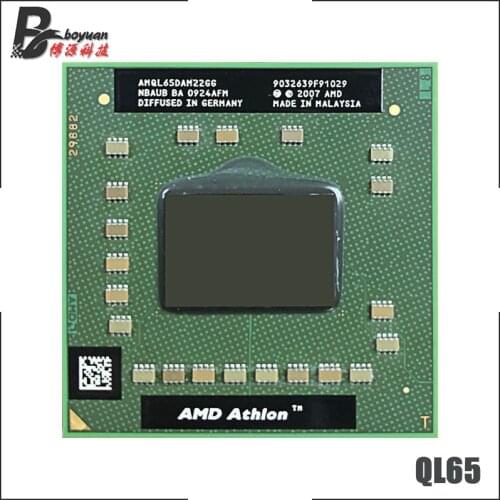 AMD Athlon 64 X2 QL-65 QL 65 QL65 2.1 GHz Dual-Core Dual-Thread CPU Processor AMQL65DAM22GG Socket S1
