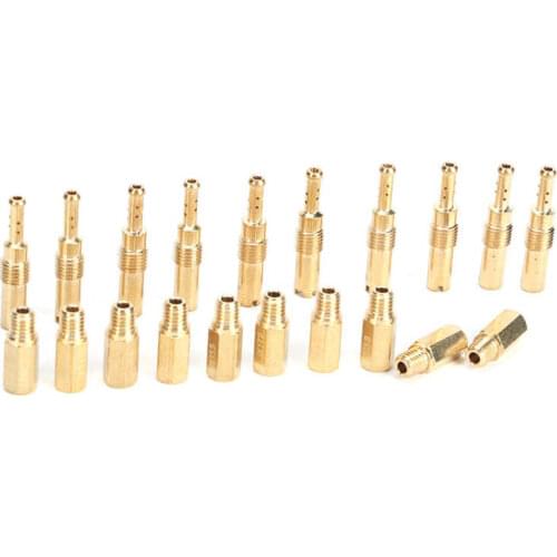 Car accessories injector valve Main Jet Kit Pilot Slow Set Fit for Keihin OKO KOSO PE PWK Carb injector pipe injection