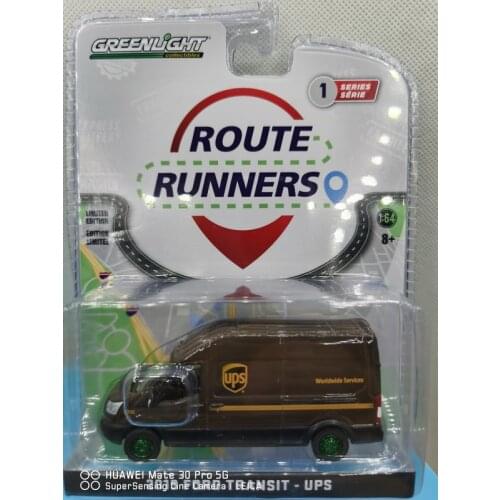 GreenLight 1:64 2019 FORD TRANSIT 53010D Green version Metal Diecast Alloy toy cars Model Vehicles For Children Boys gift hot