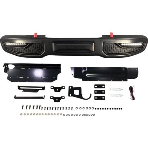 J317 For Apollo Style Front Bumper Steel Material for Jeep JK 2007-2017 LANTSUN