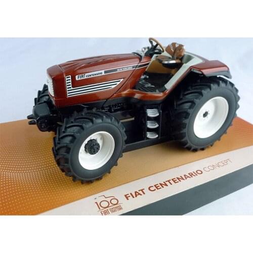 Diecast 1/32 Scale Fiat Centenario Drone Tractor Agricultural Vehicle Model Adult Collection Gift Toy Tractor Alloy
