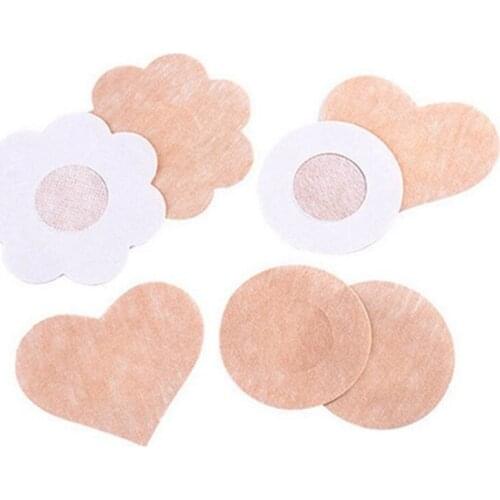 1Pair Soft Nipple Covers Disposable Breast Petals Flower Sexy Tape Stick on Bra Pad Pastie for Women Intimate Accessories Nipple