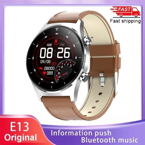 2021 new E13 Men Sports Smart Watch Multiple Sports Mode GPS Support Pedometer Full Touch Smartwatch for IOS Android Phone