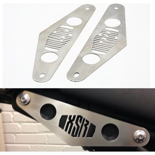 New For Yamaha XSR 900 Stainless Steel Satin Side panel Plates XSR900