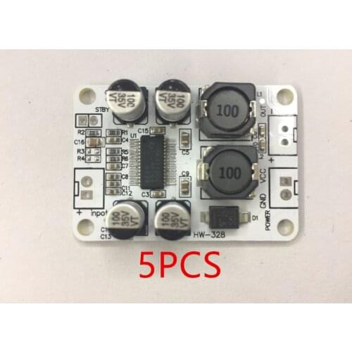 5PCS TPA3110 Digital Audio amplifier board Mini amplifiers PBTL single channel Mono 30W amplificador