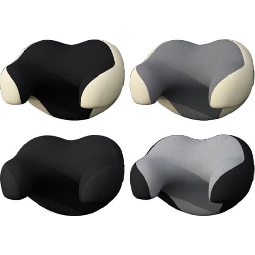 Car Seat Headrest Pillows Memory Foam Auto Detachable Cushion Comfortable Sleeping Head Protector Traveling Accessory LX0E