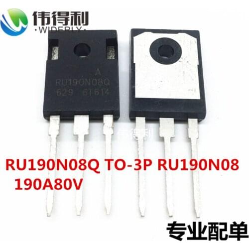 10PCS High power field effect transistor RU190N08Q TO-3P RU190N08 190A80V
