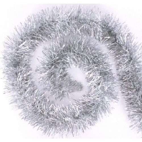 Christmas Glitter Thick Silver christmas decorations рождественские украшения