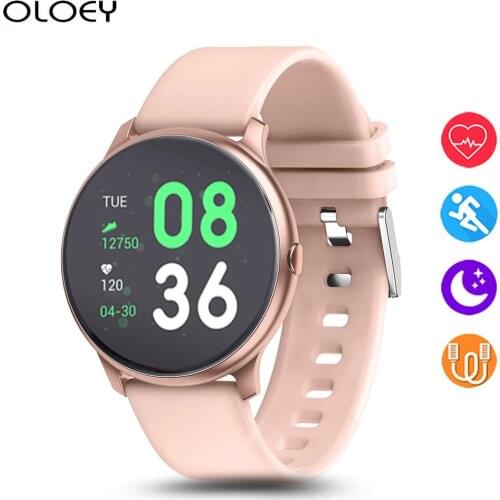 Women Bluetooth Smart Watch Heart Rate Blood Pressure IP67 Waterproof Fitness Tracker Fashion Sport Smartwatch For Ladies Men