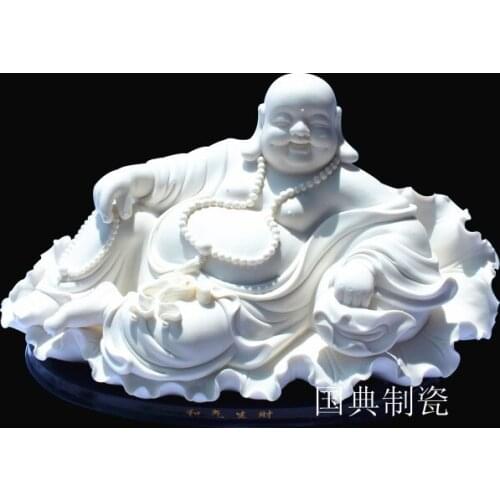 Special offer rushed to jingdezhen ceramic Buddha and generative maitreya Buddha furnishing articles to open a gift value produc