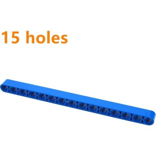 Technical DIY Liftarm Thick 1x15 hole arm Bricks Building Blocks Compatible MOC Parts Educational 64871 32278 Assemble Particles