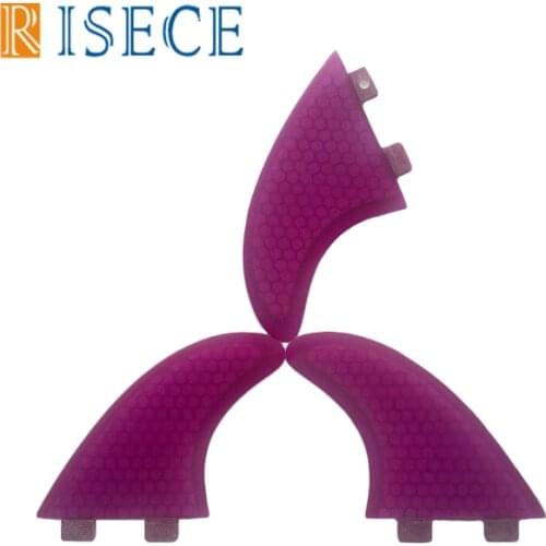 FCS base fiberglass surfboard fin set honeycomb surfboard thruster fins