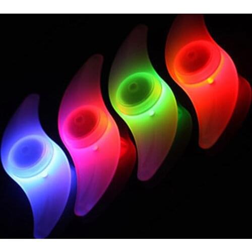 Bicycle Spoke Multicolor Lights Button Battery Mountain Bike Willow Wire Light Hot Wheel Warning Light Cycling Bike Accessories
