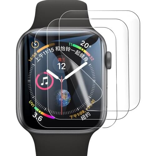 1/2/3Pcs PET Film Screen Protector For Iwatch Apple Watch Series 6 5 4 3 2 1 SE 44mm 40mm 42mm 38mm Protective Film Protection
