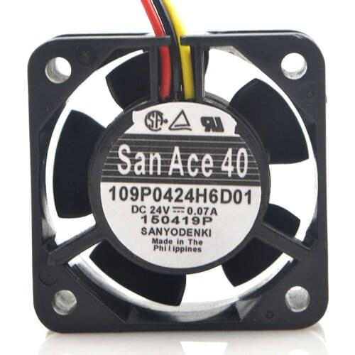 109P0424H6D01 4020 DC 24V 0.07A 4cm Fanuc fan 6 Month Warranty