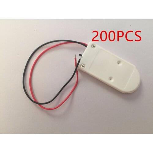 200PCS CR2032 Button Coin Cell Battery Socket Holder Case Cover With ON/OFF Switch