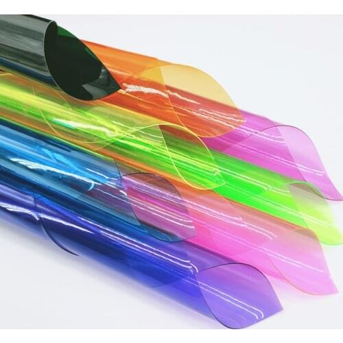 A4 20*33CM synthetic 0.5MM thick solid color PVC waterproof vinyl leather fabric for DIY accessories 101