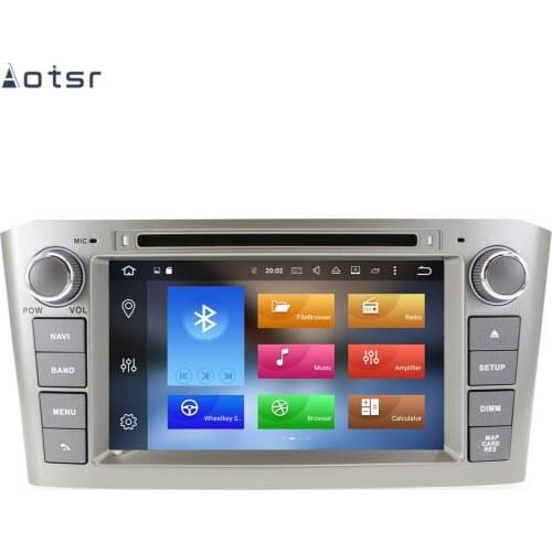 Android 10 Car DVD Player GPS Navigation For Toyota Avensis 2002 - 2008 T25 2 Din Radio Coche Multimedia DSP Autostereo