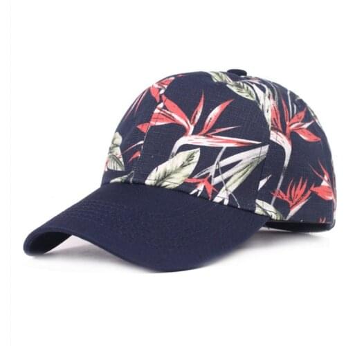 Fisvds Men Women Baseball Cap Snapback Printing Floral Couple Hats Quality Cotton Summer Caps Bone Knitted Hats