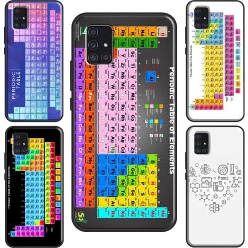 Chemistry Periodic Table Science Case For Samsung A52 A12 A32 A42 A72 A21S A20e A02 S A10 A30 A40 A50 A70 A11 A31 A51 A71