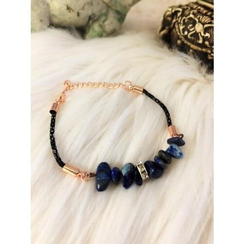 Dr Stone Natural Stone Women Lapis Lazuli Stone Bracelet NRS866 372888489