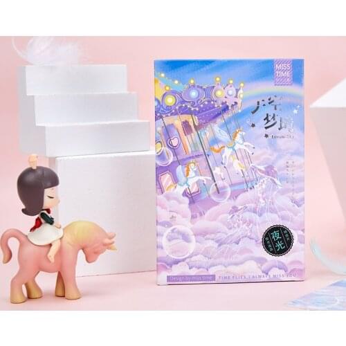 30 Sheets/Set Sky Dream Paper Postcard Fairy Tale World Carousel Greeting Cards Birthday Gift Card Message Card