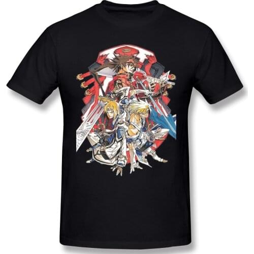 T-Shirt For Men Guilty Gear #03 100% Cotton Guilty Gear T Shirt Funny Plus Size Clothes Casual Tees Harajuku Streetwear